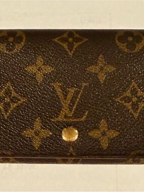 Louis Vuitton Monogram Canvas Wallet in Brown and Gold
